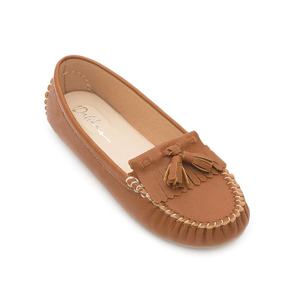 MIT Comfort Moccasin Loafers Brown