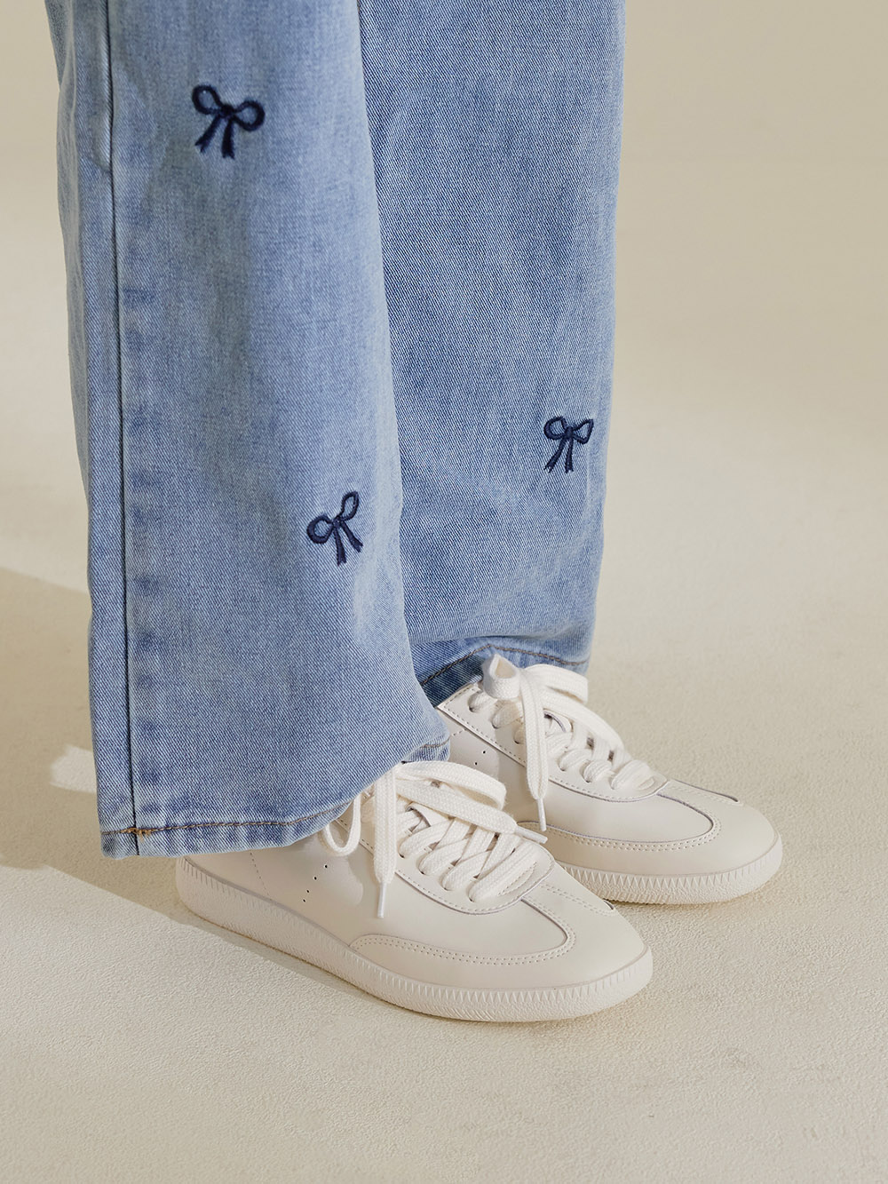 超極軟新柔感真皮小白鞋 銀