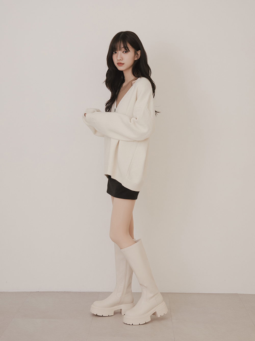 4D光腿神器裸膚感雙層絲襪 厚絨 白皙膚