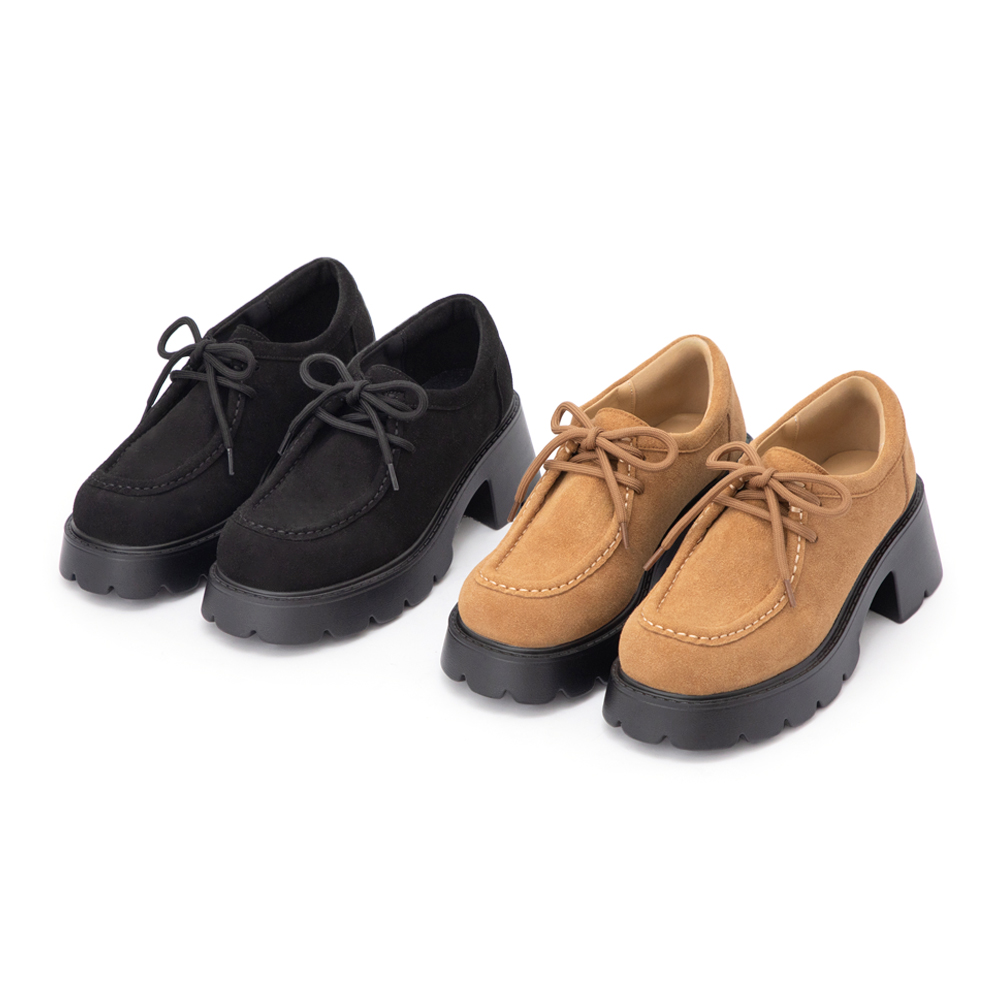 時光印記厚底輕量袋鼠鞋 黑色