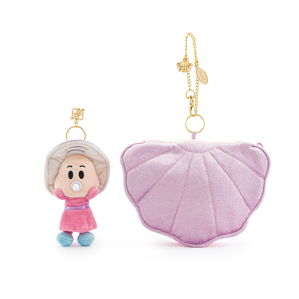 【Disney】牡蠣寶寶貝殼吊飾奶嘴款 紫