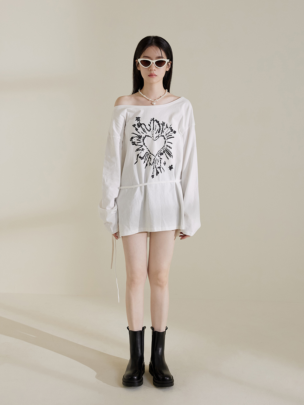 焦點時尚．加厚鞋底切爾西短靴 時尚黑