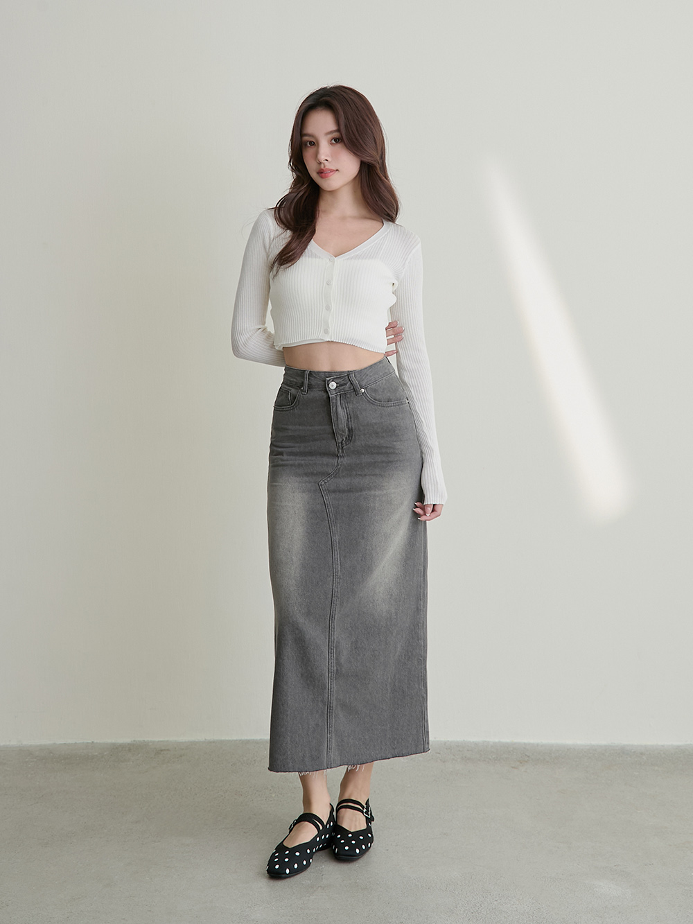 【3D零感雲織鞋】雙帶方頭瑪莉珍鞋 點點黑