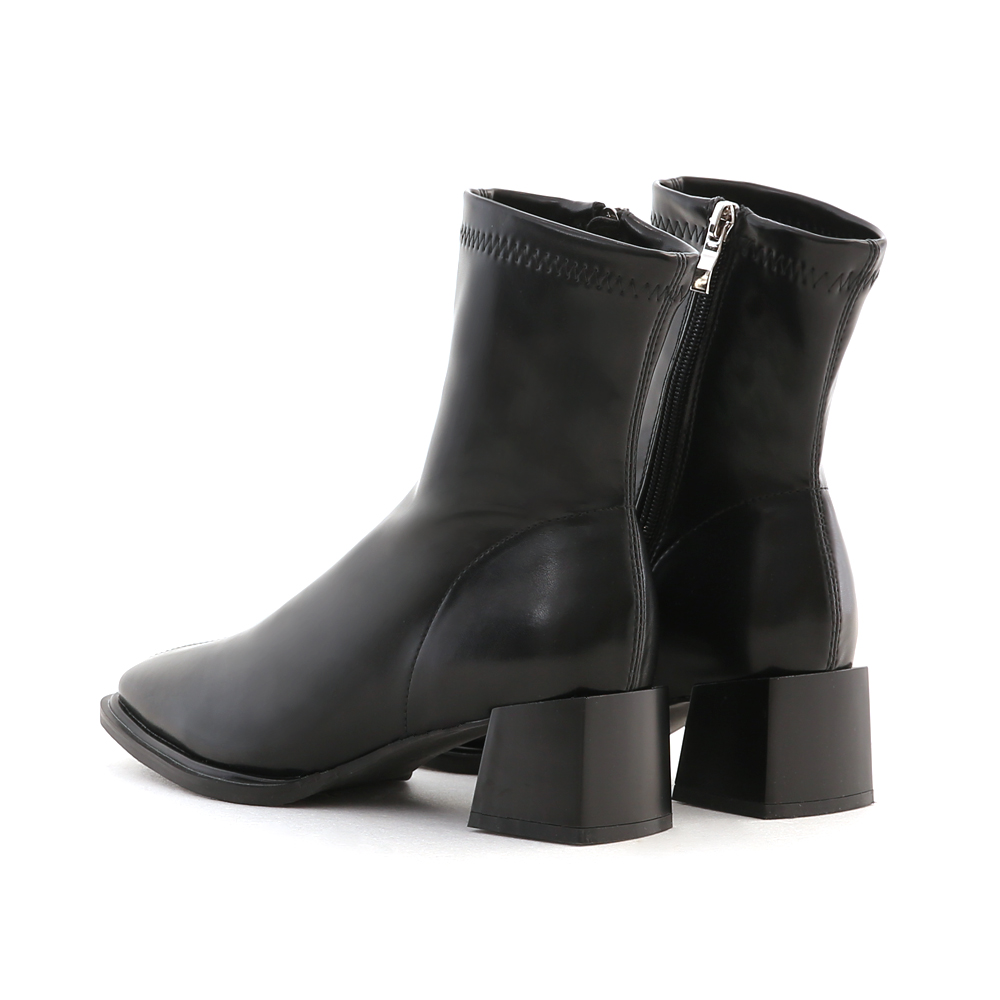 Mid heel sale shoe boots