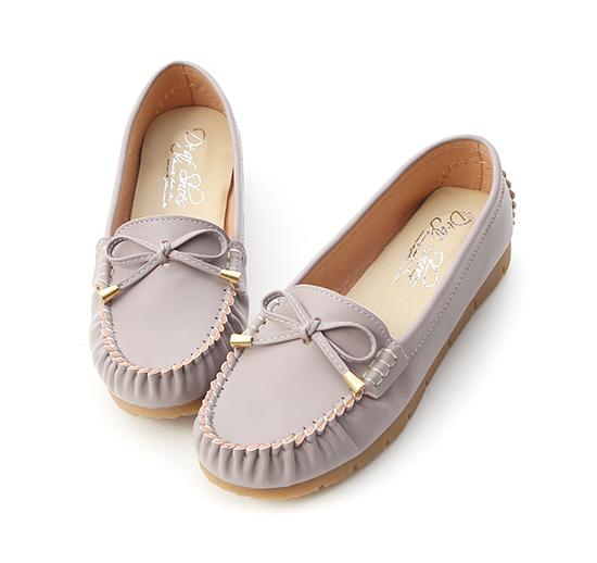 MIT Tie Detail Moccasins Lavender