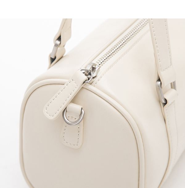 Convertible Cylinder Bag Beige