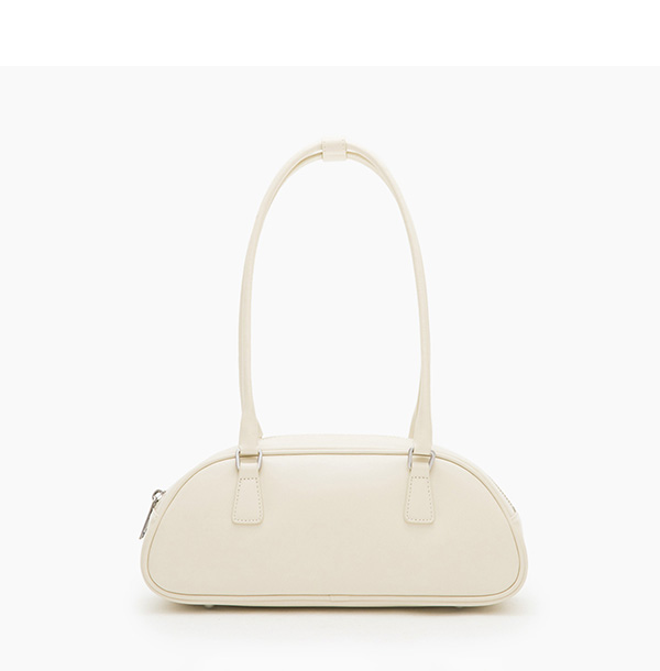 Shoulder Baguette Bag Beige