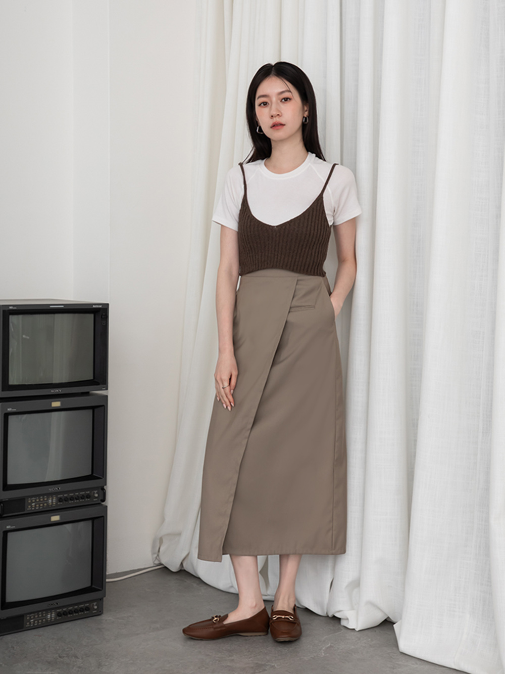 學院風範.超軟Q馬銜釦樂福鞋 焦糖棕