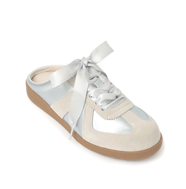 懶人福音軟Q彈德訓穆勒鞋 銀