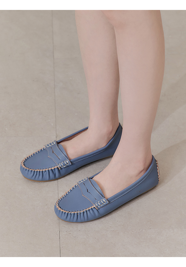 MIT Tassel Moccasin Loafers Blue