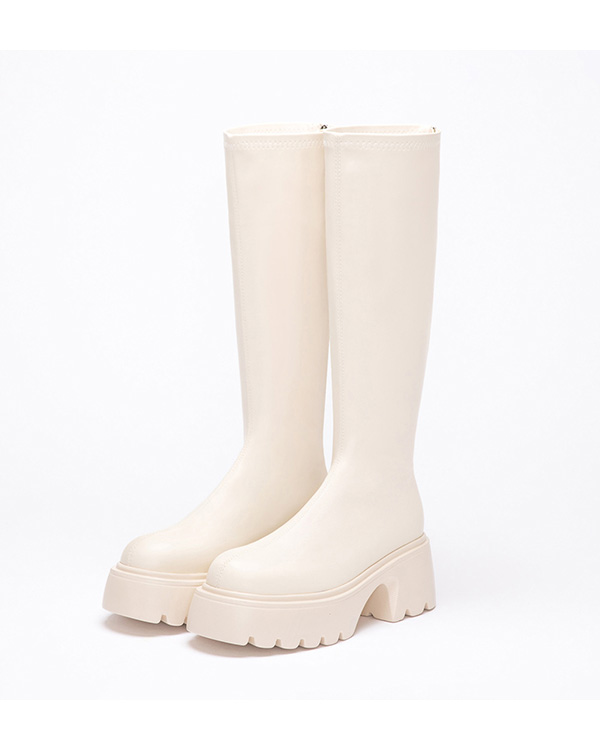 Lightweight Slimming Tall Boots Vanilla