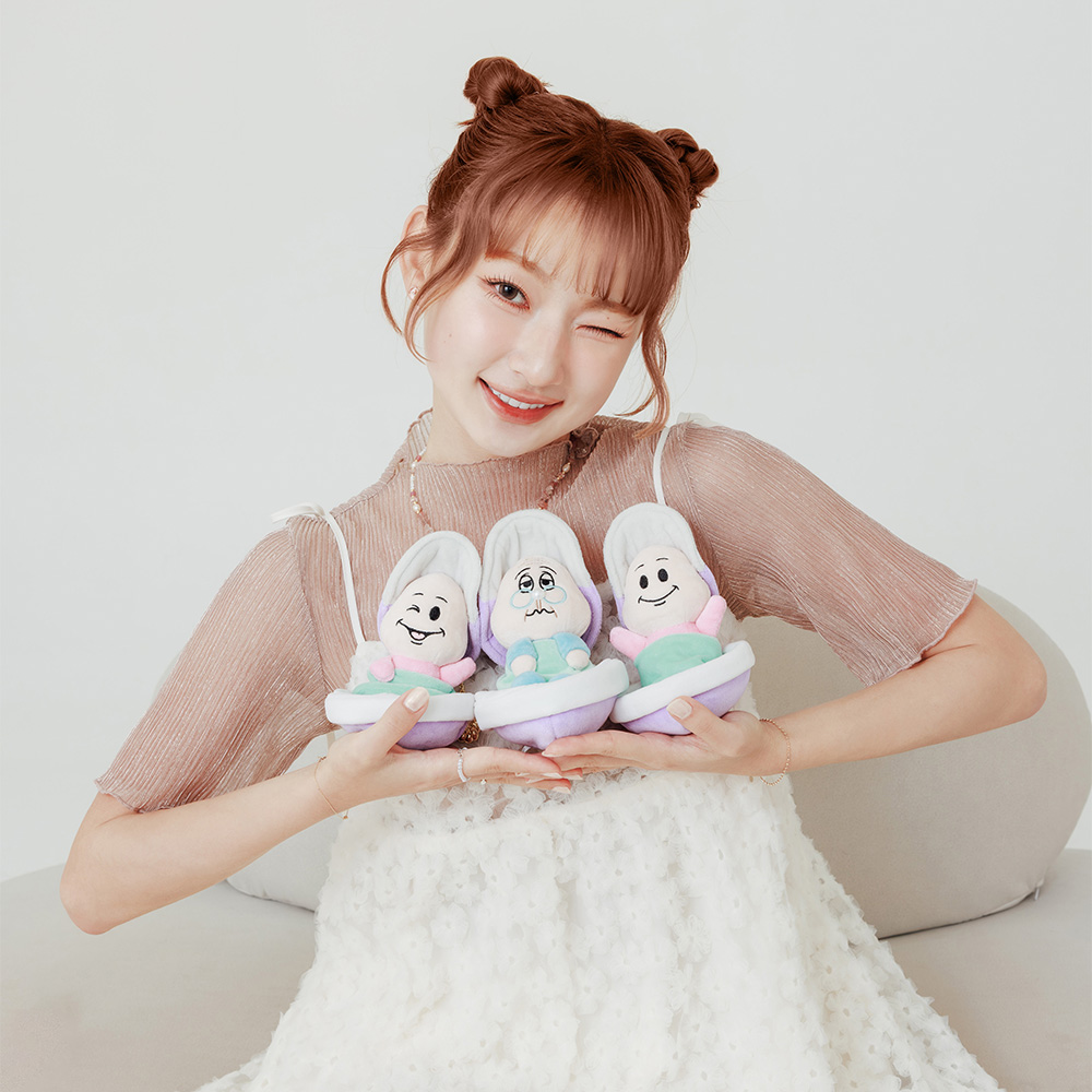 【Disney】牡蠣寶寶吊飾-開心款 薰衣紫