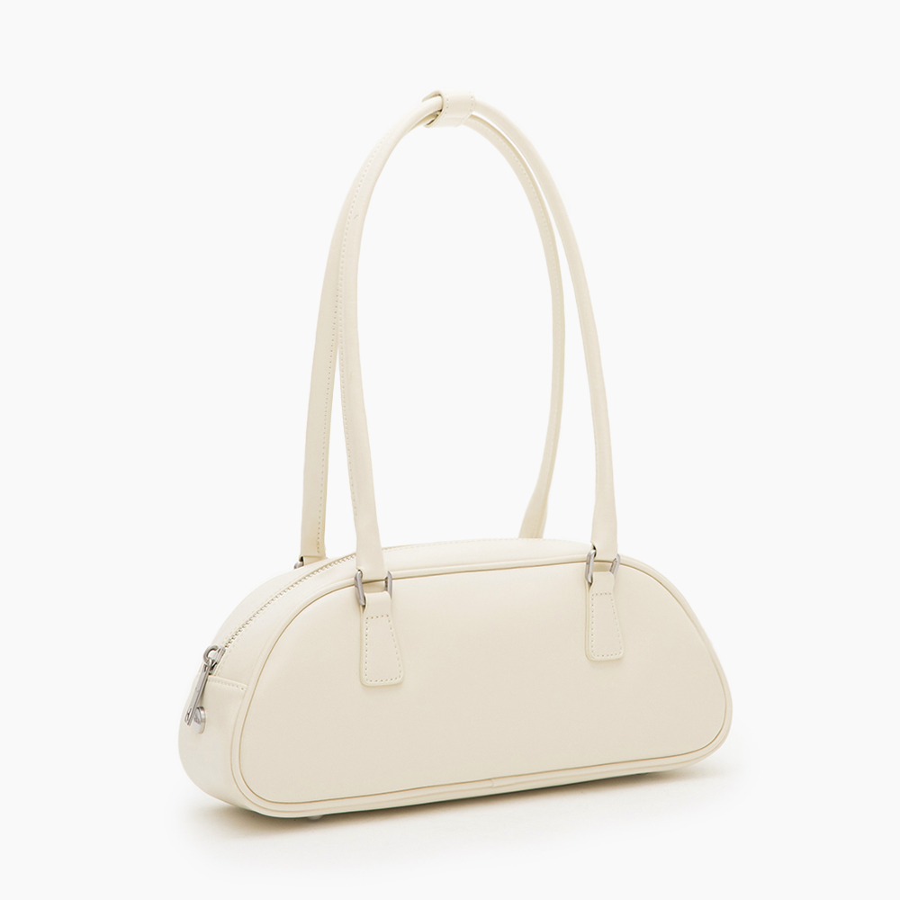 Shoulder Baguette Bag Beige