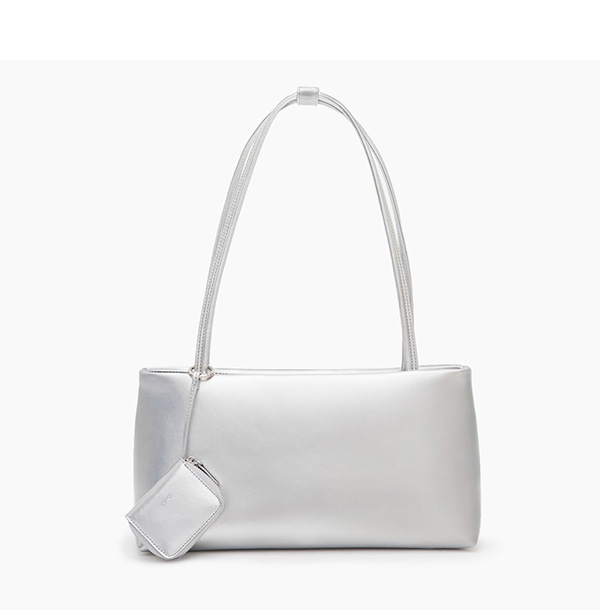 Minimalism Shoulder Bag Silver