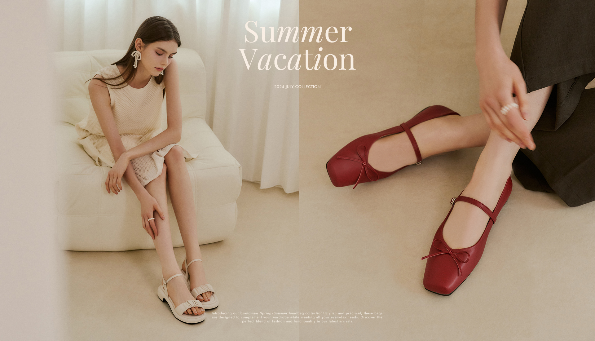D+AF SUMMER VACACION夏季女鞋流行趨勢 穿搭推薦 踩雲感 雲朵一字涼鞋 紅色瑪莉珍鞋