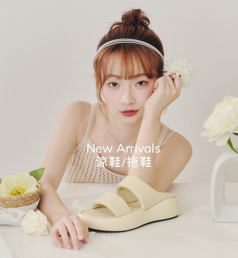 D+AF母親節全館49折｜涼鞋拖鞋新品限時優惠 輕量波浪底啵啵Q軟拖鞋