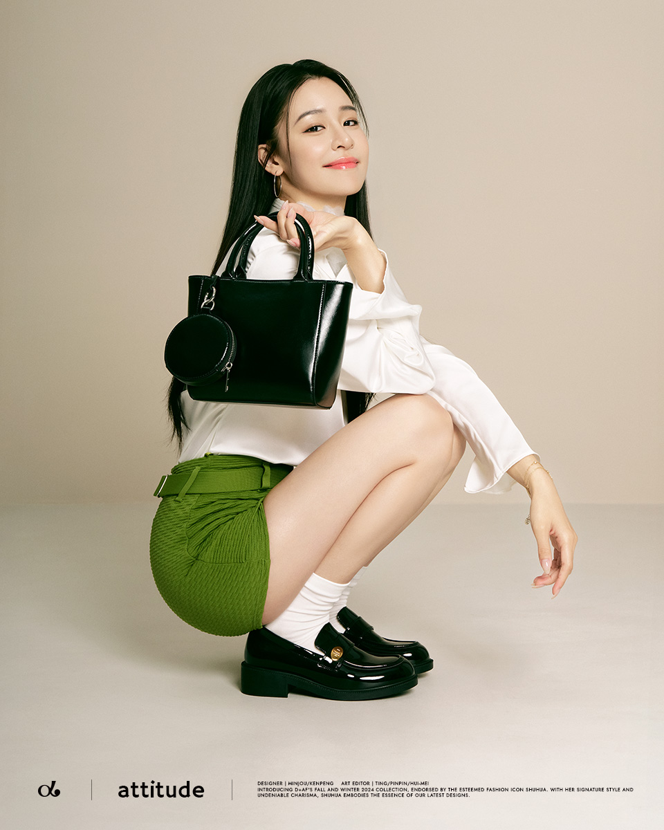 春夏新款女鞋推薦｜D+AF春日優雅穿搭｜OL穿搭推薦 伯爵金釦造型圓頭樂福鞋穿搭