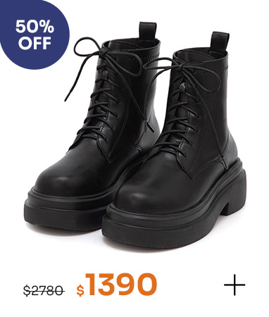 偶像學園輕量厚底綁帶短靴