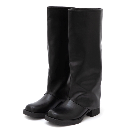 D+AF 遮肉神器顯瘦感褲管長靴｜防滑橡膠大底設計穩固耐走，柔軟靴身好穿脫，日常實穿搭配單品。