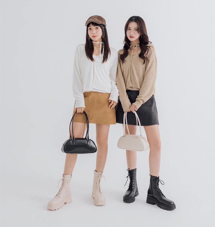 馬汀靴 馬汀鞋 馬丁靴穿搭,D+AF流行女鞋秋冬短靴造型靈感總覽