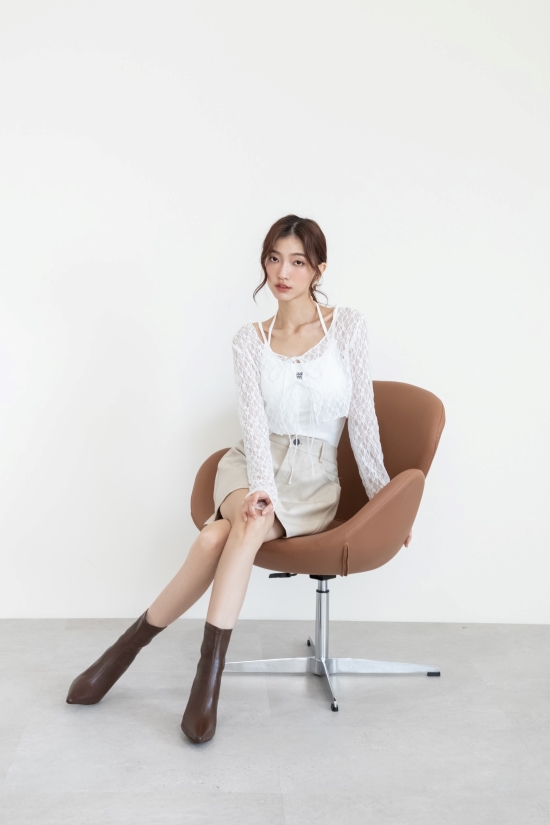 蘿蔔腿、O型腿、X型腿適合的靴款穿搭 細跟靴穿搭