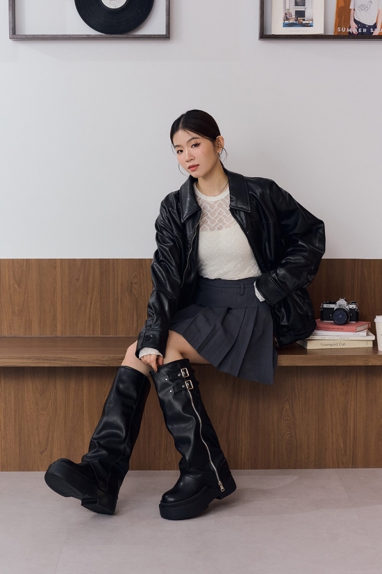 蘿蔔腿、O型腿、X型腿適合的靴款穿搭 褲管靴穿搭