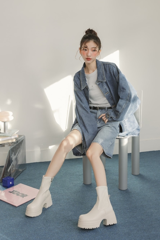 短腿或粗腳踝適合的靴款穿搭 厚底靴穿搭