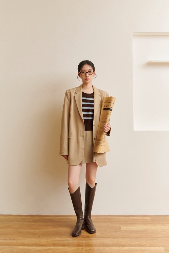 短腿或粗腳踝適合的靴款穿搭 V口長靴穿搭