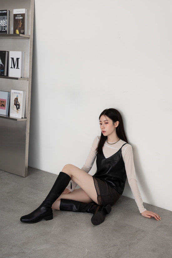 細長腿適合的靴款穿搭 瘦瘦長靴穿搭