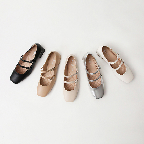 出國旅遊瑪莉珍鞋穿搭推薦 D+AF 珍妮旋風．4D氣墊雙帶低跟瑪莉珍鞋 瑪莉珍 娃娃鞋 女鞋流行趨勢 