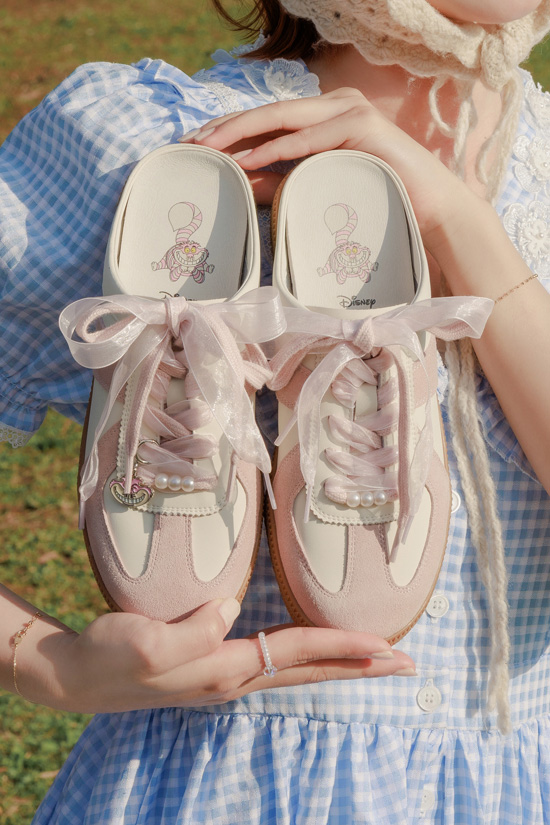 D+AF 迪士尼系列：【Disney】妙妙貓真皮德訓穆勒鞋 穆勒鞋推薦