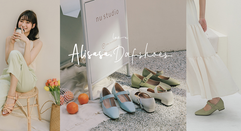 愛莉莎莎Alisasa x D+AF Shoes 聯名企劃 夏季女鞋涼鞋 愛莉莎莎聯名
