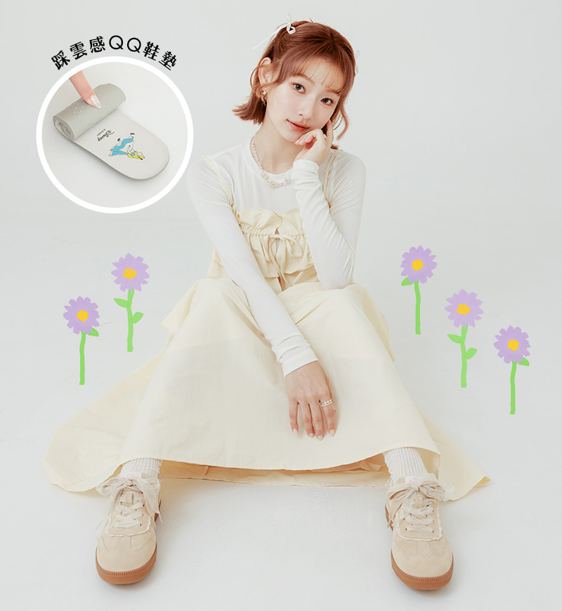 D+AF 迪士尼授權愛麗絲蕾絲花邊真皮德訓鞋 由小徐 @xuxaxnnn 質感穿搭推薦推薦。嚴選真皮材質與復古生膠底，綴以浪漫蕾絲細節，是 2026 春夏約會穿搭與法式甜美風格首選，讓復古德訓鞋穿搭更添夢幻氛圍與心動亮點。