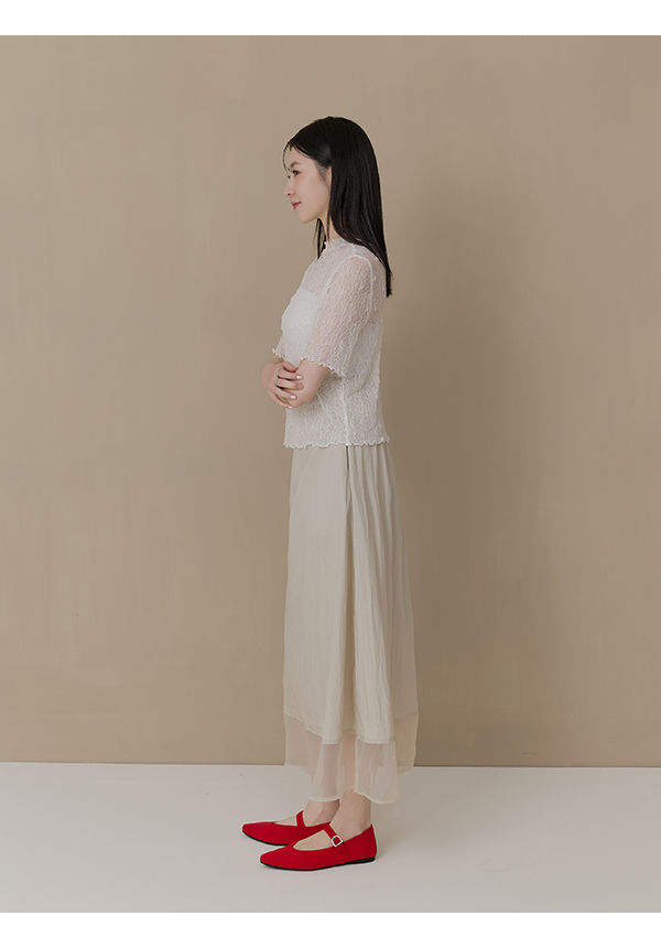 【3D零感雲織鞋】尖頭瑪莉珍鞋 熱戀紅