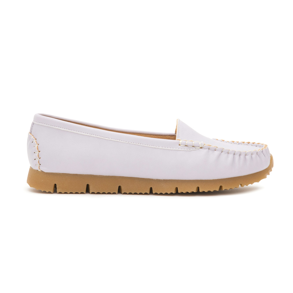 MIT Plain Platform Moccasins Lavender