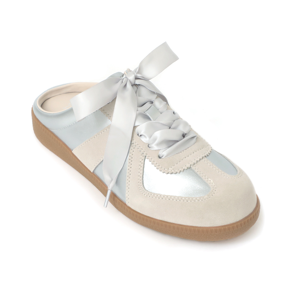 懶人福音軟Q彈德訓穆勒鞋 銀