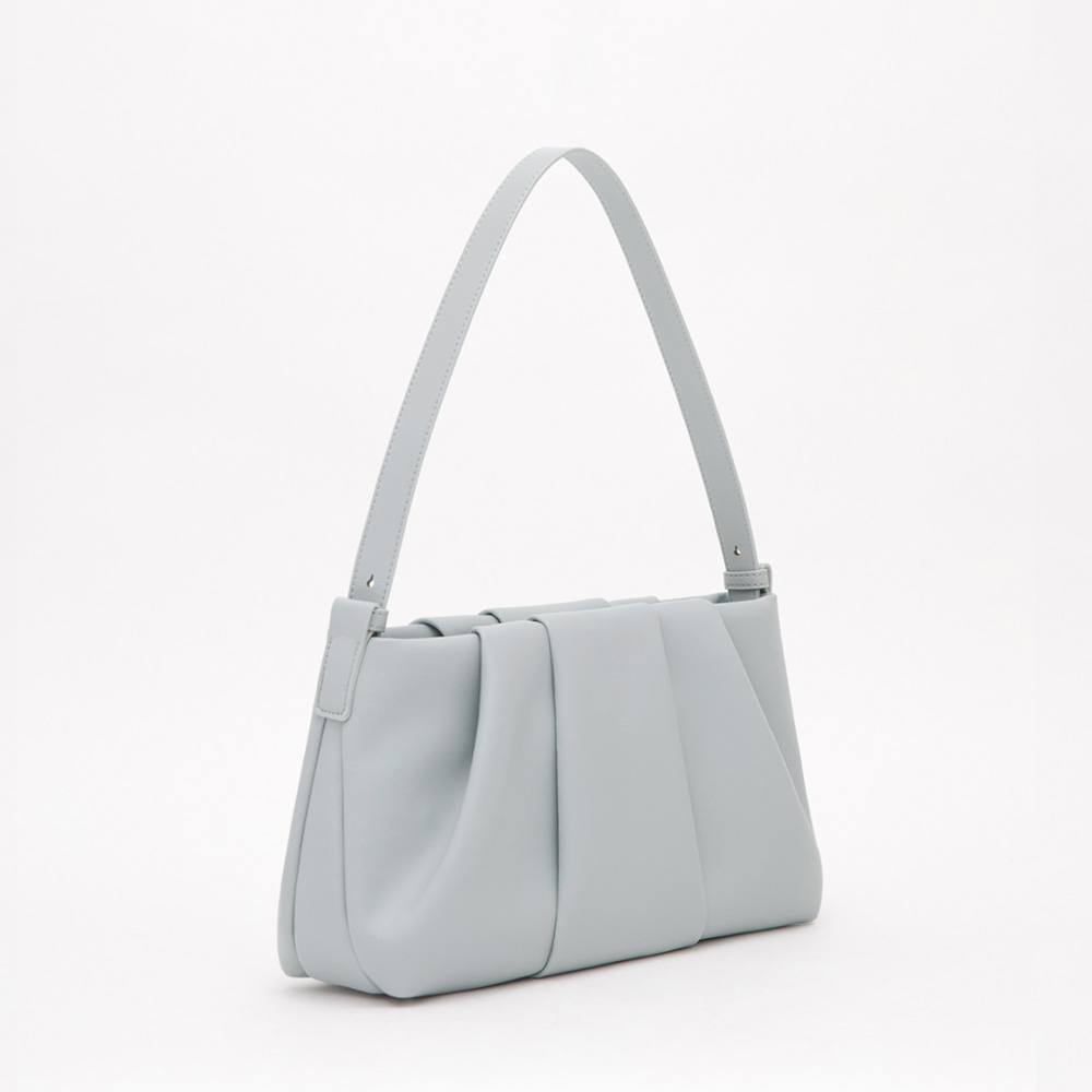 Cloud Ruched Shoulder Bag 藍