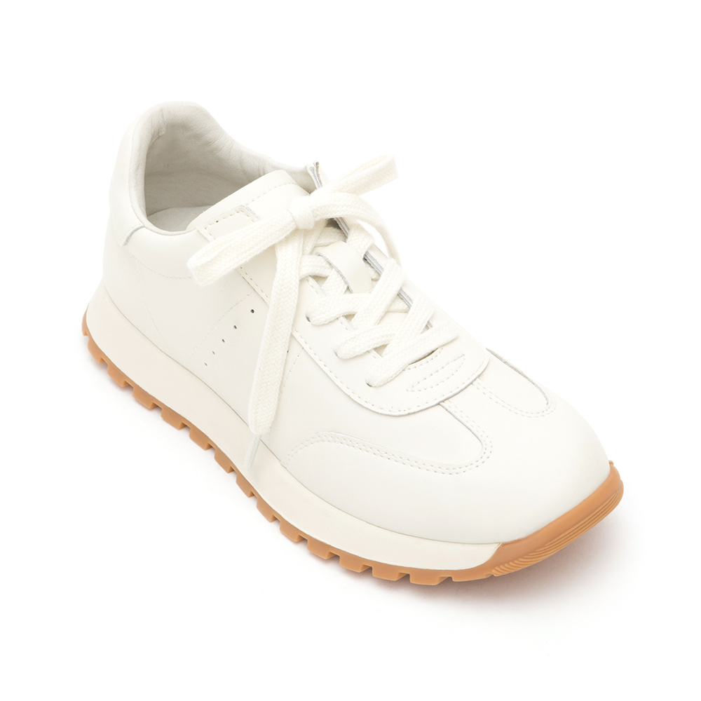 Versatile Genuine Leather Comfortable Casual Sneakers 米