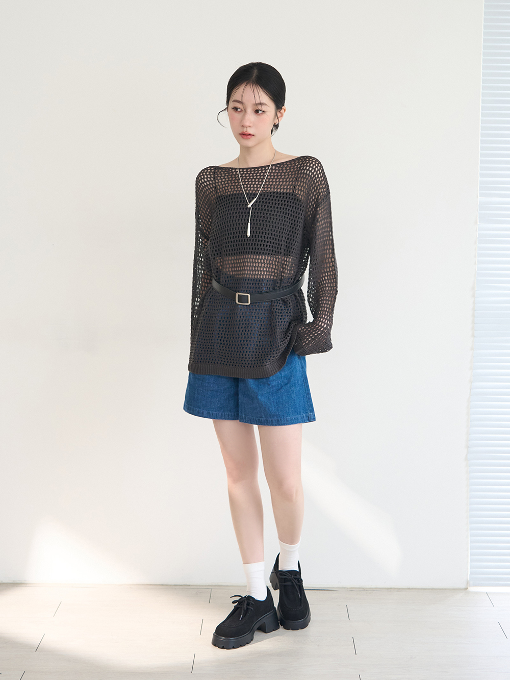 時光印記厚底輕量袋鼠鞋 黑色