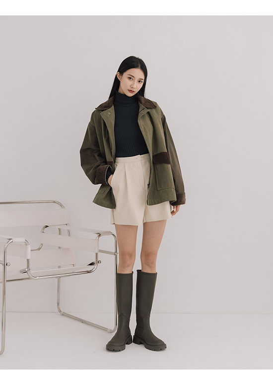 Non-Slip Under-The-Knee Boots Green