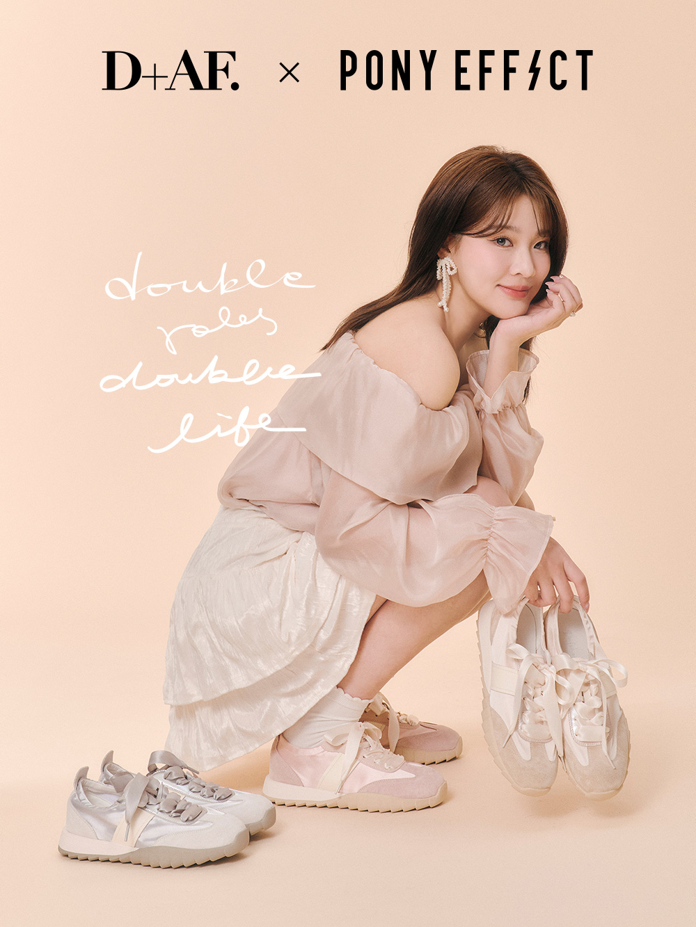 運動小仙女緞帶芭蕾休閒鞋 灰