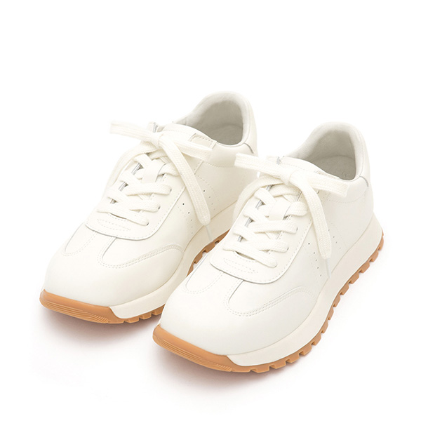 Versatile Genuine Leather Comfortable Casual Sneakers 米