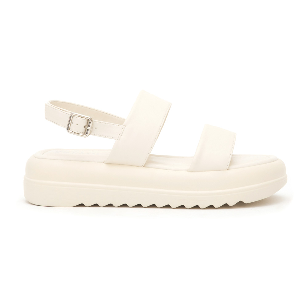 Lightweight One-Strap Sandals Beige