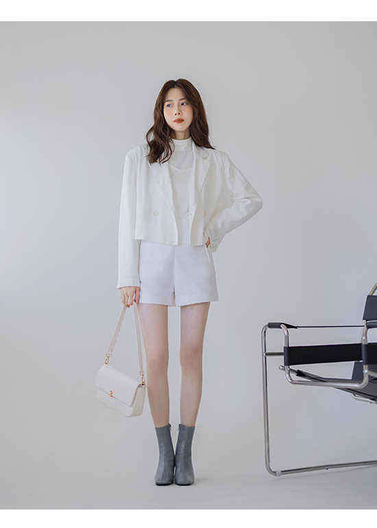 唯美配方．質感亮面扁跟瘦瘦靴 迷霧藍