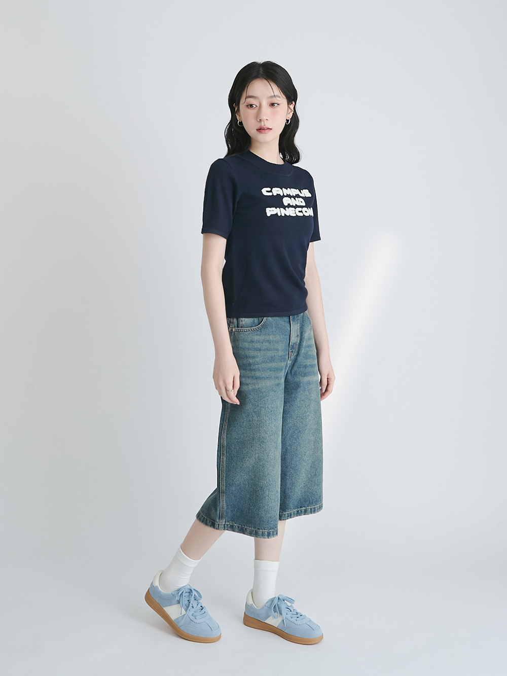 進化版2.0雙色鞋帶真皮德訓鞋 藍色