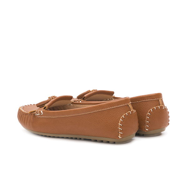 MIT Comfort Moccasin Loafers Brown