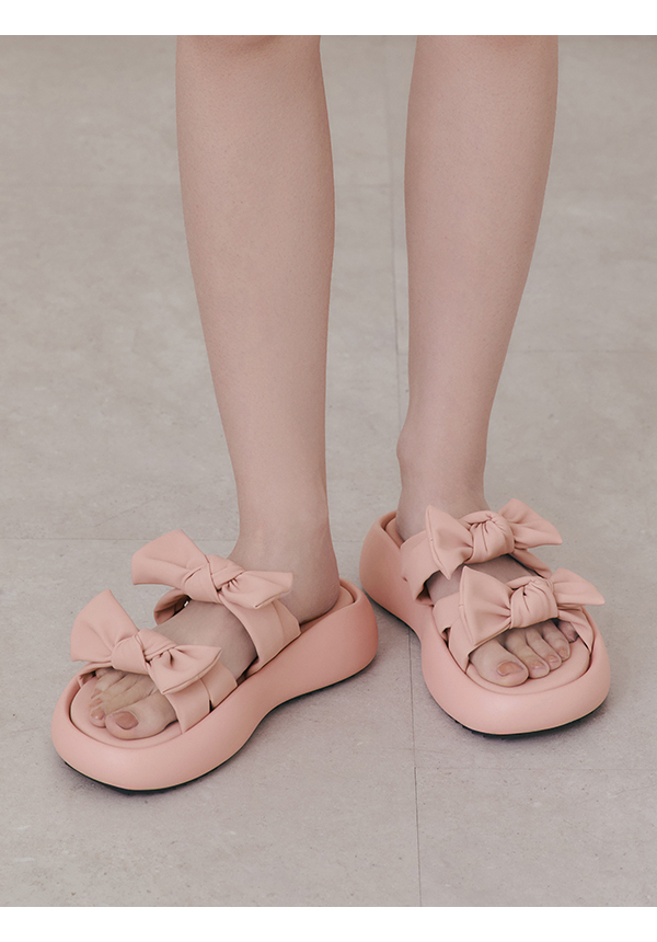 Barbie Bow Lightweight Bouncy Slides 粉