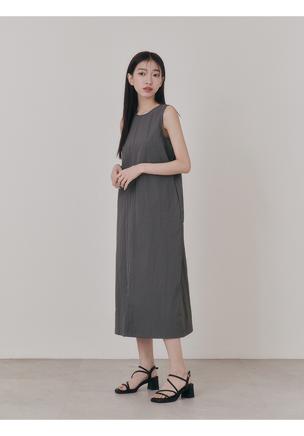 彩虹泡泡糖．泡芙軟墊細帶高跟涼鞋 時尚黑