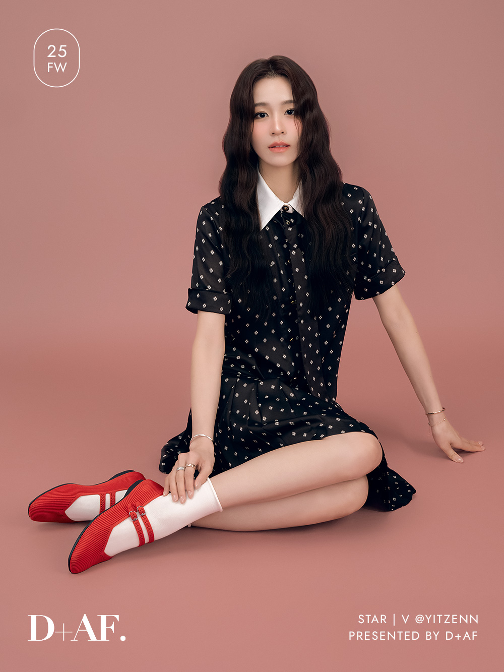 【3D零感雲織鞋】雙帶方頭瑪莉珍鞋 熱戀紅