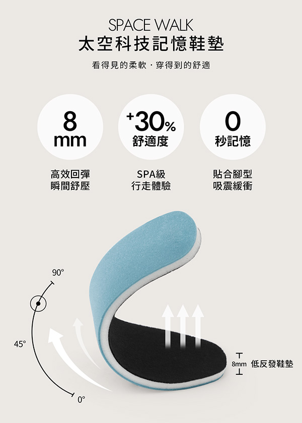 個性主打方頭木紋跟綁帶短靴 香草米白